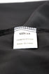 Black Embroidered Swiss Dot Texture Plus Size Blouse